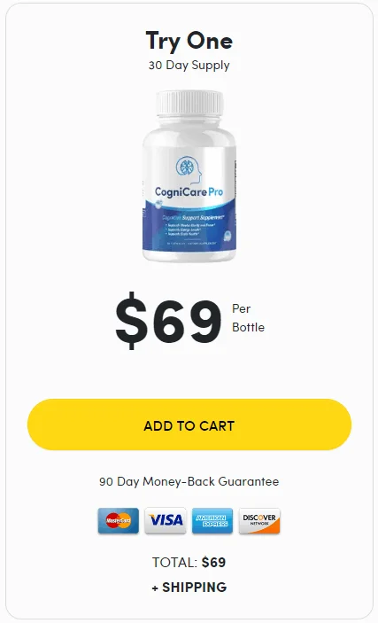 CogniCare Pro Buy 1 Bottle